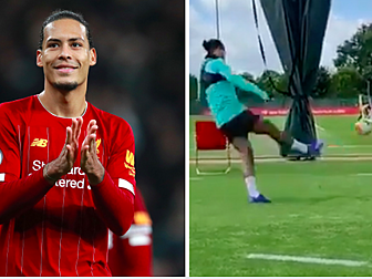 WATCH | Virgil van Dijk pulls...
